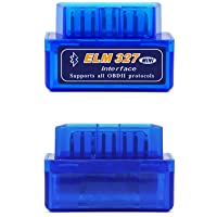 N - A BOOYES Mini escáner de diagnóstico Bluetooth OBDII- coche OBD2- lector funciona con sistema Android-Windows
